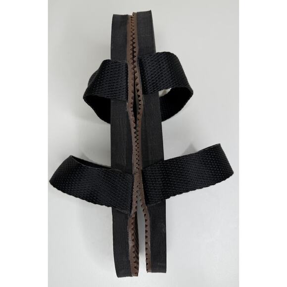 Freewaters Supreem La Jolla Sandals Womens 11 Black Nylon Slip On Beach Slides - Picture 3 of 6